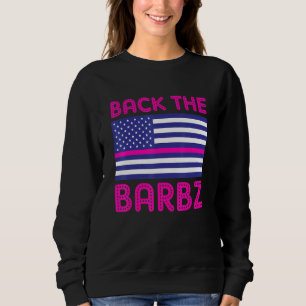Sweatshirt Retour Le Drapeau Barbz Amour Barbs Loyal Fan Amér