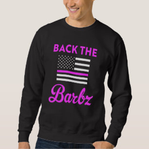 Sweatshirt Retour Le Drapeau Barbz Amour Barbs Ventilateur Lo