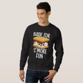 Sweatshirt Retour pour la Fun Marshmallow de grillade de camp (Devant entier)
