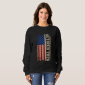 Sweatshirt Retraité 2026 Plus Mon Problème Drapeau Américain (Devant entier)