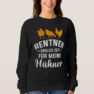Sweatshirt Retraite de la coop de poulet du pensionné