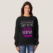 Sweatshirt Retraite de l'école d'enseignement des sciences à (Devant entier)