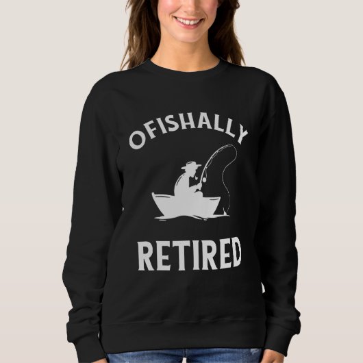 Sweatshirt Retraite de pêche à la retraite (Devant)