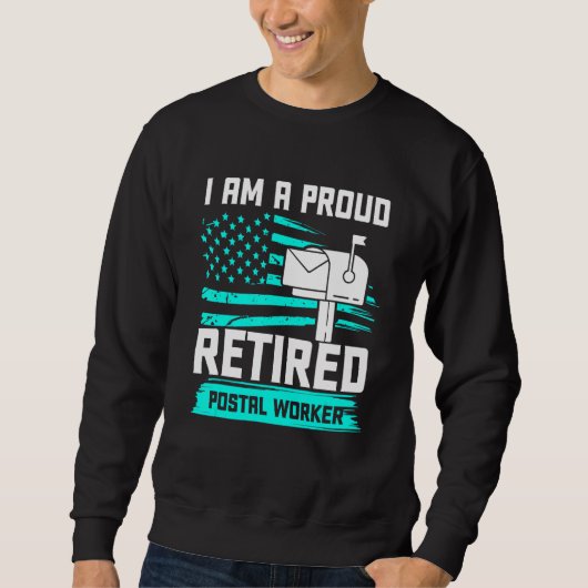 Sweatshirt Retraité Postal Worker Love Mailman Retraite (Devant)