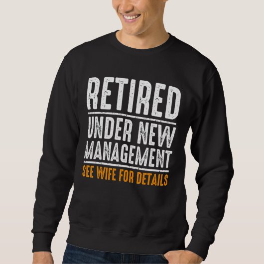 Sweatshirt Retraite Pour Hommes Retraités Retraités Mari Retr (Devant)