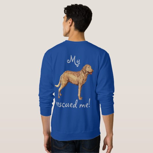 Sweatshirt Retriever de la baie de Chesapeake Secourt (Dos entier)