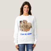 Sweatshirt Retriever du Labrador (Devant entier)
