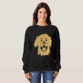 Sweatshirt Retriever Labrador   Owner Happy Face Dog Lab (Devant entier)