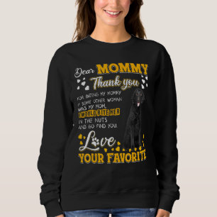 Sweatshirt Retriever Refroidi Cher Merci Maman Pour Être