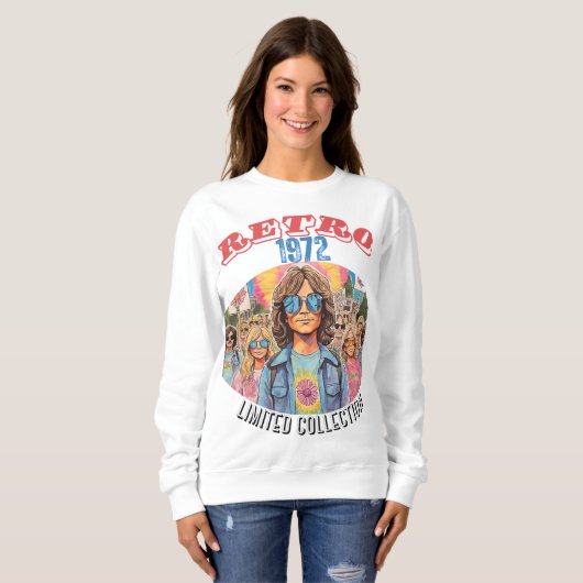 SWEATSHIRT RETRO 1972 - RETRO REVIVAL (COLLECTION LIMITÉE) (Devant entier)