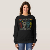 Sweatshirt Retro 1992 30e anniversaire 30 ans (Devant entier)