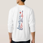 Sweatshirt Rétro 4 juillet (Dos)