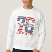 Sweatshirt Rétro 4 juillet (Devant)