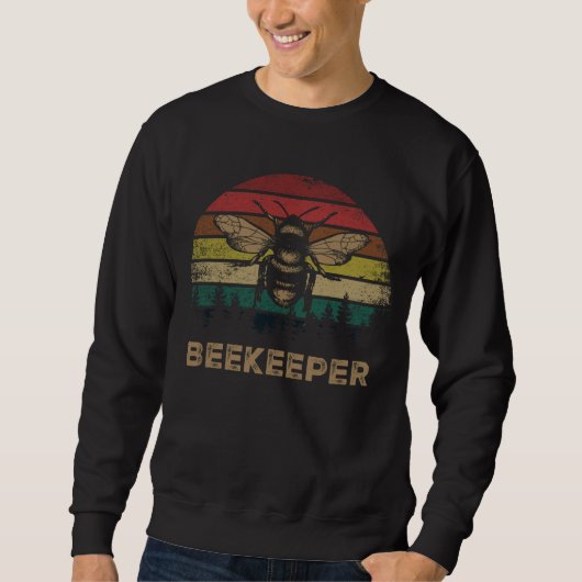 Sweatshirt Retro apiculteur Vintage apiculture Cadeau (Devant)