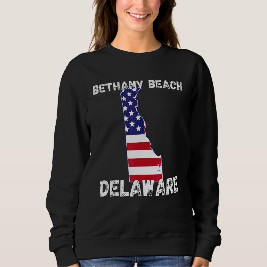 Sweatshirt Retro Bethany Beach Delaware Apparel_2 (Devant)