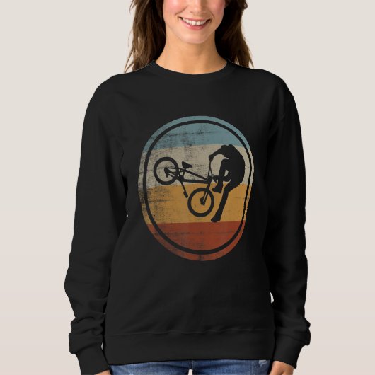 Sweatshirt Retro BMX Rider Bike BMX (Devant)