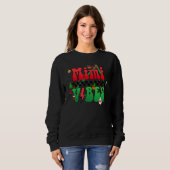 Sweatshirt Retro Boho Style Mimi Vibes Christmas (Devant entier)