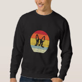 Sweatshirt Retro Boston Terrier (Devant)