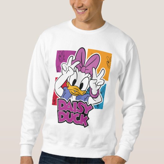 Sweatshirt Retro Cartoon Duck – Playful & Nostalgic Design (Devant)