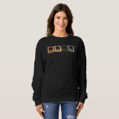 Sweatshirt Retro Dentistry Tooth Dentist Dental Doctor (Devant entier)