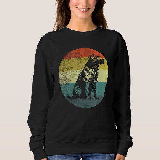 Sweatshirt Retro Design Kuvasz Dog (Devant)