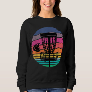 Sweatshirt Retro Disque Vintage Golf Disque Golf Vêtements Ca