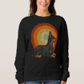 Sweatshirt Retro Doberman (Devant)