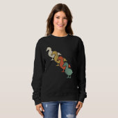 Sweatshirt Retro Duck Animals Vintage Farmers Duck (Devant entier)