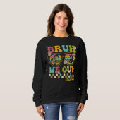 Sweatshirt Retro End Of School Year Teacher Summer Bruh We Ou (Devant entier)
