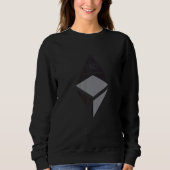 Sweatshirt Rétro Ethereum Blockchain Crypto Eth Trader Blanc (Devant)