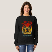 Sweatshirt Retro Fluff You You Fluffin Fluff  Meowy Cat (Devant entier)