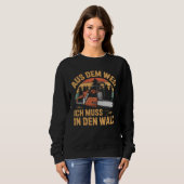 Sweatshirt Retro Forest Adventure Chainsaw Graphic (Devant entier)