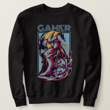 Retro Gamer Alien Monster Vintage Arcade Graphic