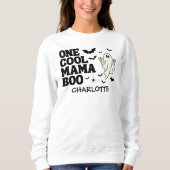 Sweatshirt Retro Ghost One Halloween Boy 1st Birthday (Devant)