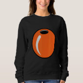 Sweatshirt Retro Graphic Beadwork Beading Hand Stitching Artw (Devant)