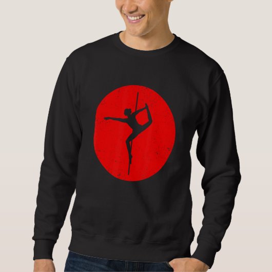 Sweatshirt Retro Graphic Gymnast Gymnastics Acrobat Acrobatic (Devant)