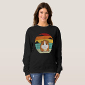 Sweatshirt Retro Guinea Pig Guinea Pig Breeder Guinea Pig (Devant entier)
