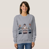 Sweatshirt Retro Happy Administrative Professionals Day (Devant entier)