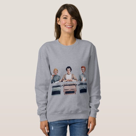 Sweatshirt Retro Happy Administrative Professionals Day (Devant entier)
