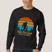 Sweatshirt Retro Hide Seek World Champion (Devant)