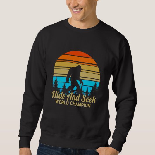 Sweatshirt Retro Hide Seek World Champion (Devant)