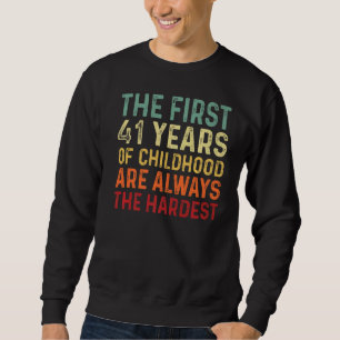 Sweatshirt Retro Hommes de 41 ans, 41e anniversaire