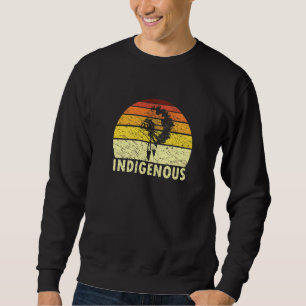 Sweatshirt Retro Indigenous War Bonne Amérindien