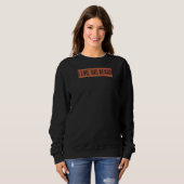 Sweatshirt Retro J'Aime Sa Beauté (Devant entier)