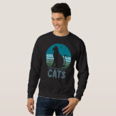 Sweatshirt Rétro Katze 1 (Devant entier)