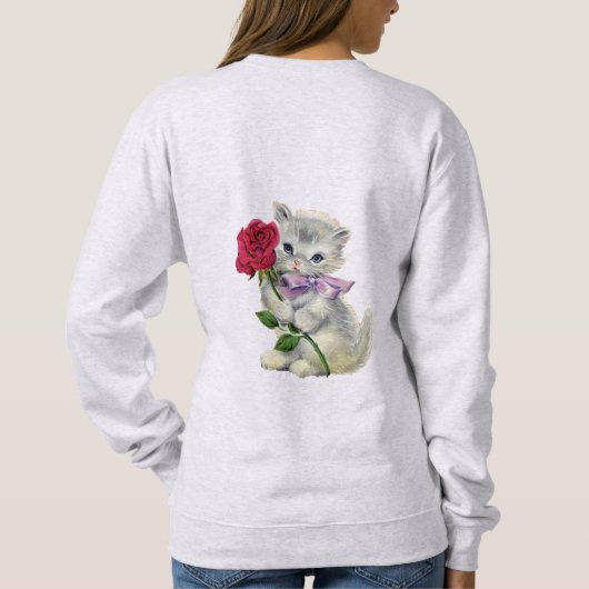 Sweatshirt Rétro Kitten (Dos)