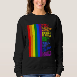 Sweatshirt Retro Lgbt Rainbow Pride Drapeau L'amour est amour