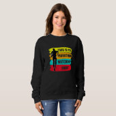Sweatshirt Retro Marathoner Runner Running This Is My Maratho (Devant entier)
