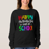 Sweatshirt Retro Math Formula 100 Days Of School Shirt Math T (Devant)