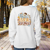 Sweatshirt Rétro Merci Gratuit Infirmière Typographie Bienheu